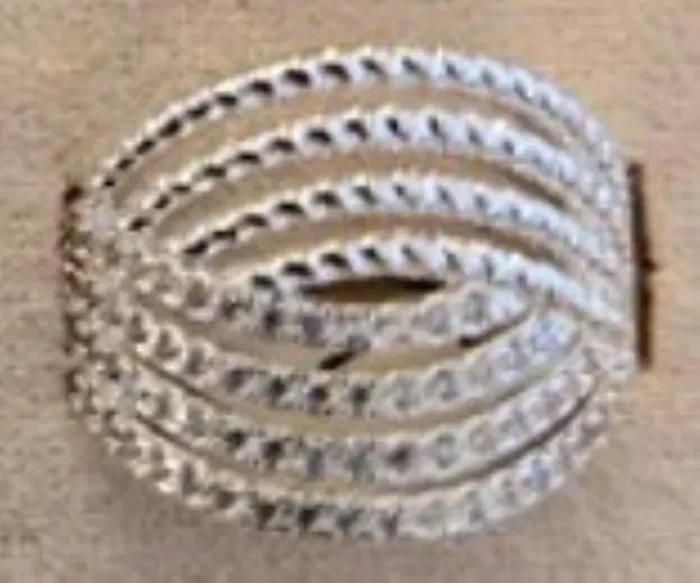 City By City Cbc Rng Cz Pve Txtd Ovrlp 113862-08 Slv