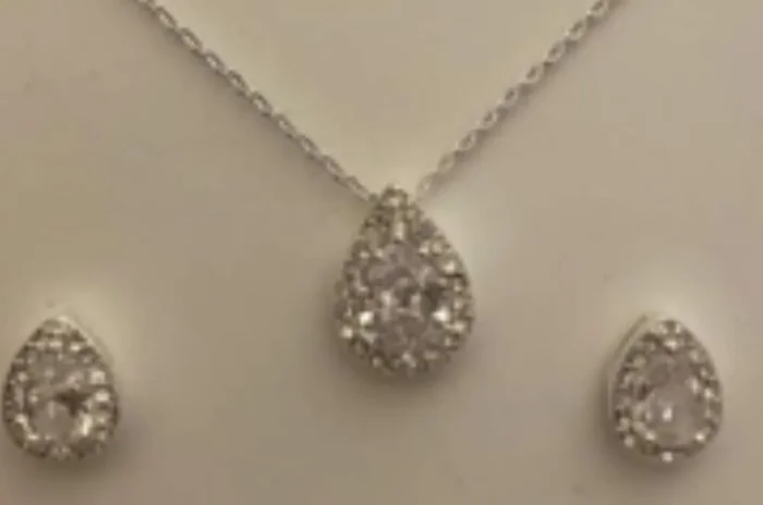 City By City Cbc Set Cz Pve Halo & Ear 111617 Slv