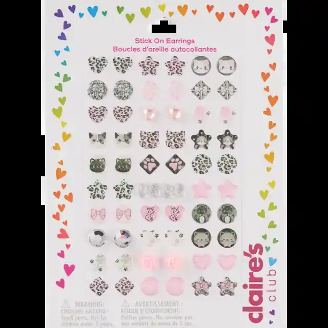 Claires Pstl Bunny Earrings
