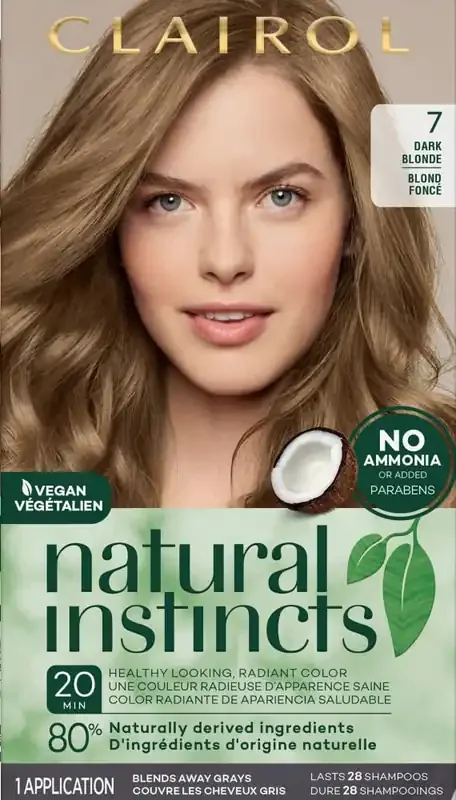 Clairol 7 Dark Blonde Healthy Looking Natural Instincts Hair Color