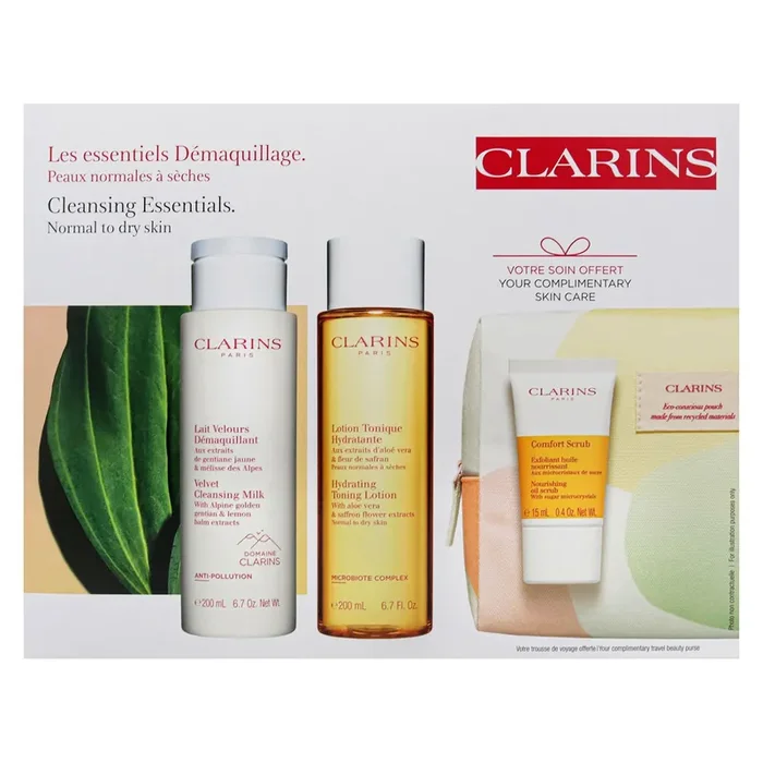 Clarins Cleansing Essentiels 4-Piece Gift Set