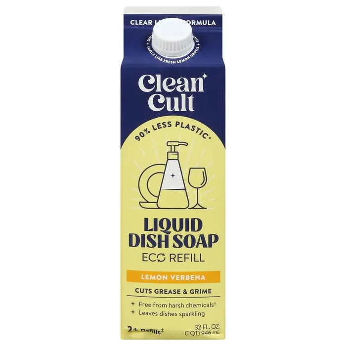 Cleancult Lemon Verbena Liquid Dish Soap 32 fl oz