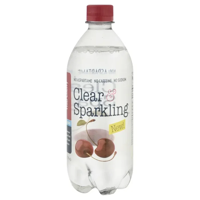 Clear & Sparkling Wild Cherry Water Beverage 20 oz