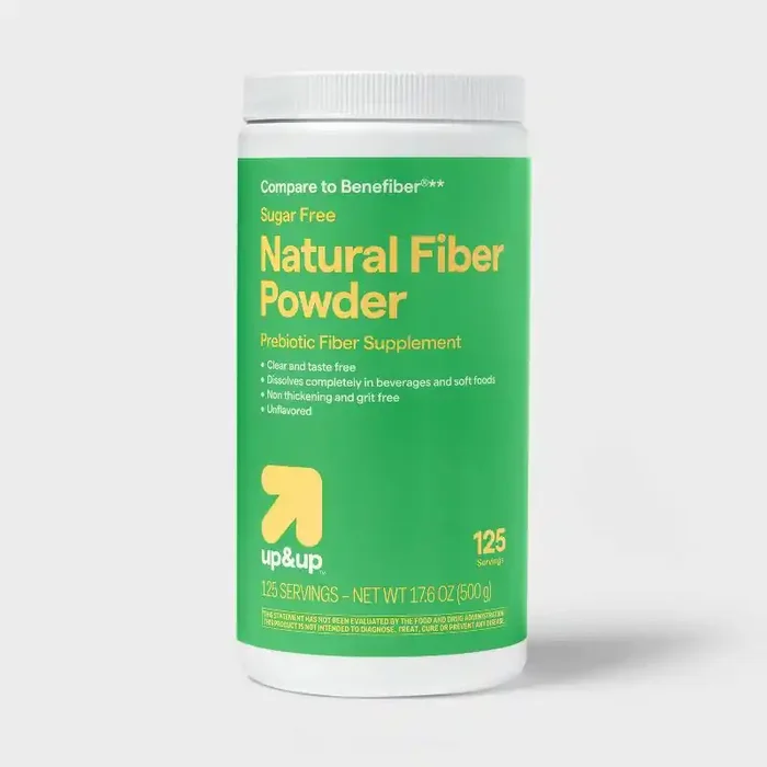 Clear Dissolving Fiber Supplement Powder – 17.6oz – up&up™