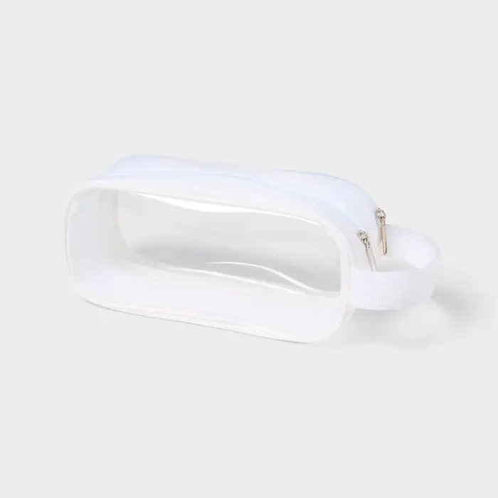 Clear Plastic Pencil Pouch White – up&up™