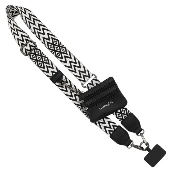 CLIP N‘ GO STRAP WITH POUCH CHEVRON