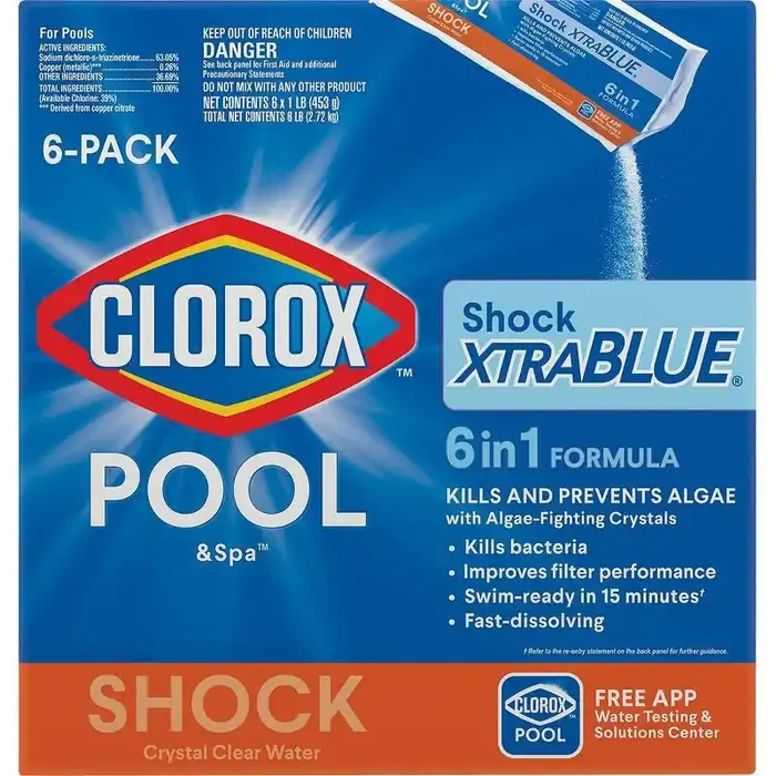 Clorox 6pk Shock XtraBlue – 6lb