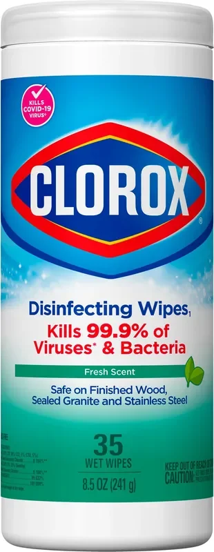 Clorox Disinfecting Wipes, Bleach Free Cleaning Wipes, Fresh Scent, 35 Count