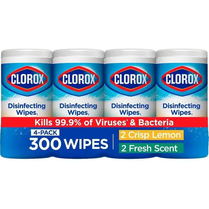 Clorox Disinfecting Wipes Value Pack – 75ct/4pk
