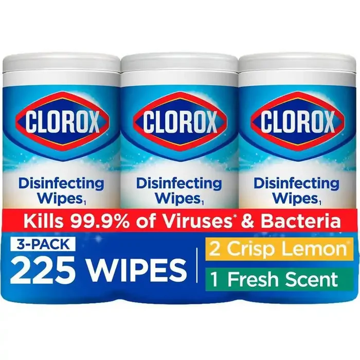 Clorox Disinfecting Wipes Value Pack Bleach Free Cleaning Wipes – 75ct/3pk