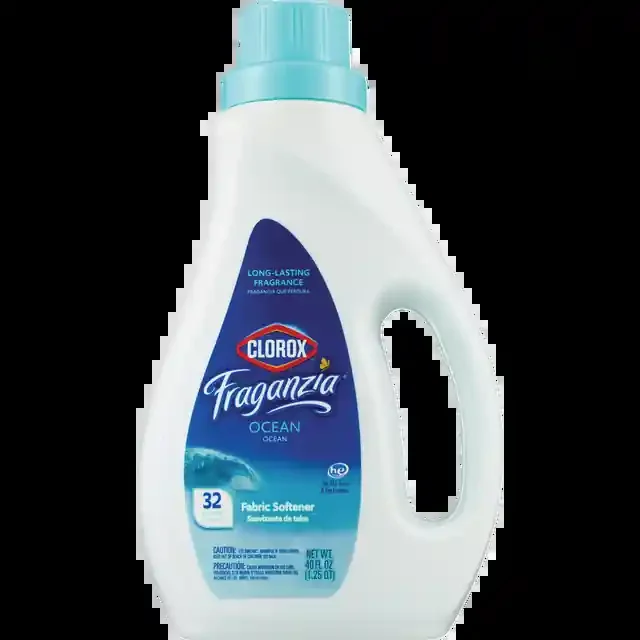 Clorox Fraganzia Liquid Fabric Softener, Ocean, 40 Oz