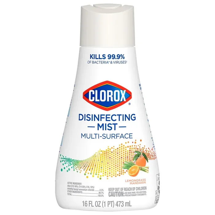 Clorox Multi-Surface Lemongrass Mandarin Disinfecting Mist 16 fl oz