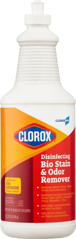 Clorox Pro Disinfecting Bio Stain and Odor Remover 32 -fl oz Unscented Disinfectant Liquid All-Purpose Cleaner