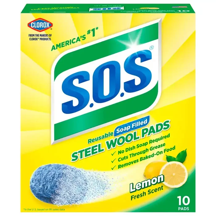 Clorox S.O.S. Lemon Steel Wool Soap Pads