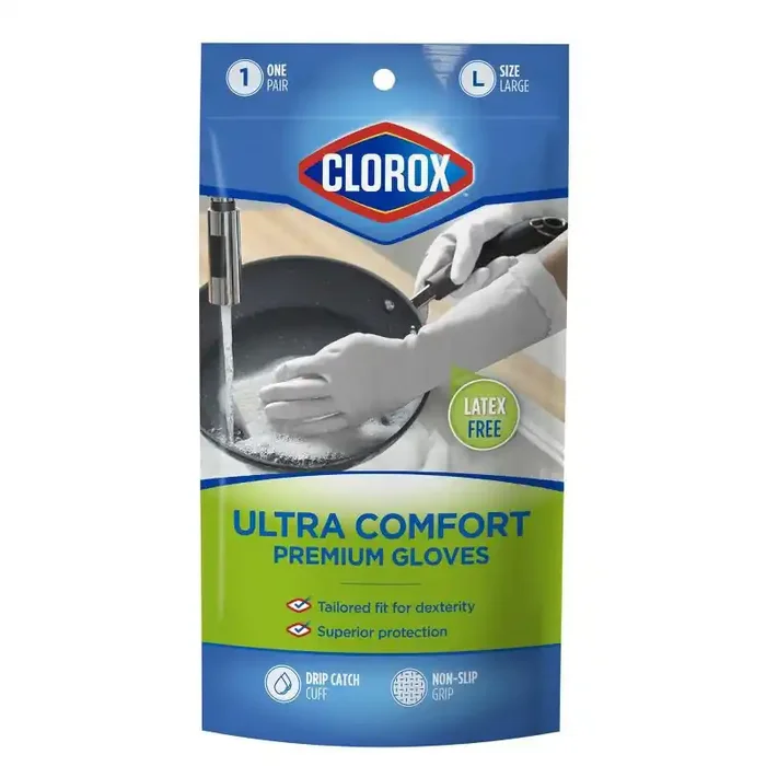 Clorox Ultra Comfort Gloves – Large