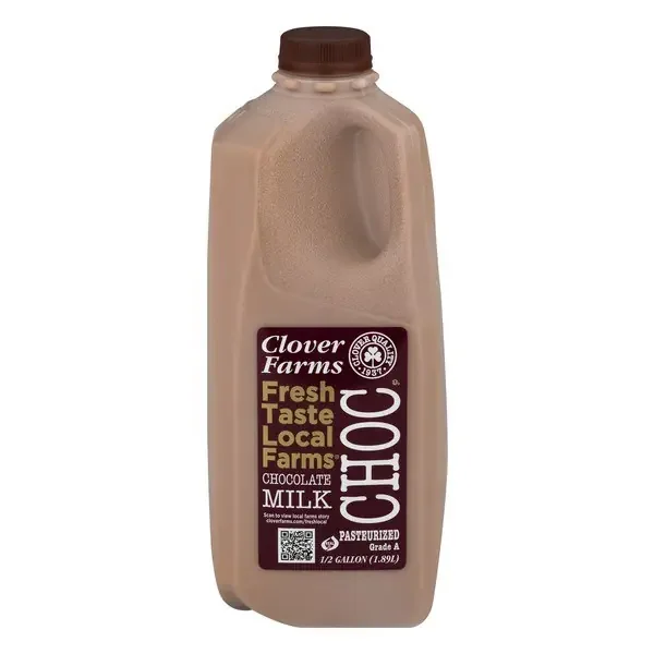 Clover Farms Chocolate Milk Half Gallon