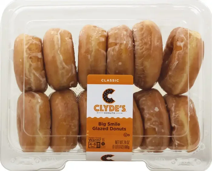 Clyde‘s Big Smile Glazed Donuts