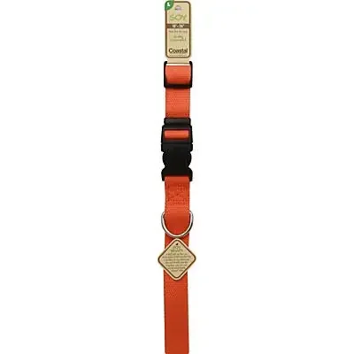 Coastal Pet Products Soy Fiber Pumpkin Adjustable Large Dog Collar