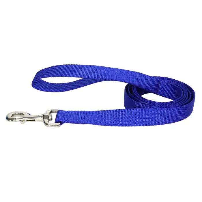 Coastal Single-Ply Dog Leash, Blue, X-Small – 3/8″ x 4‘