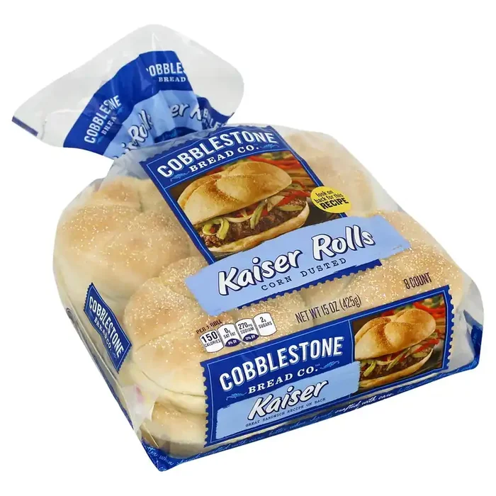 Cobblestone Bread Co. Corn Dusted Kaiser Rolls