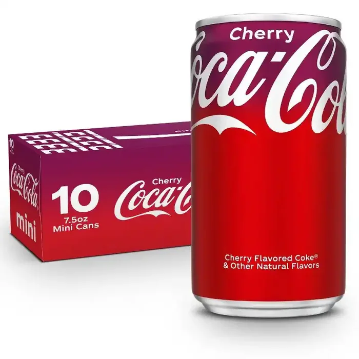 Coca-Cola Cherry Soda – 10pk/7.5 fl oz Mini-Cans