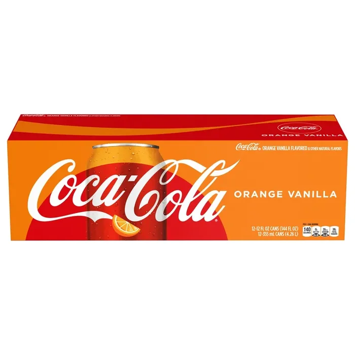 Coca-Cola Orange Vanilla Fridge Pack Cans- 12 ct