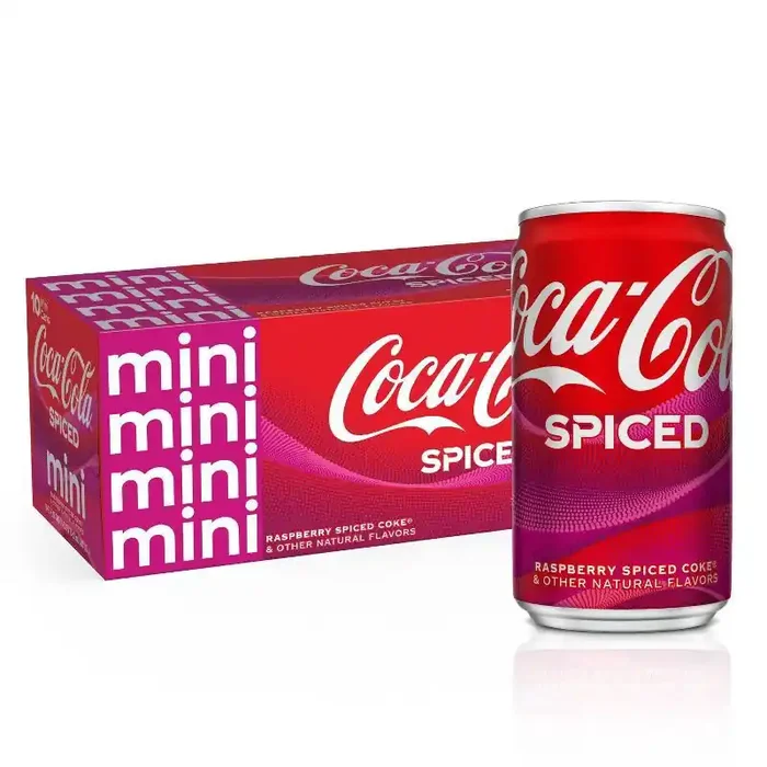 Coca-Cola Spiced Fridge Pack Cans, 7.5 fl oz, 10 Pack
