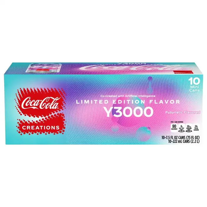 Coca-Cola Y3000 Fridge Pack Cans, 7.5 fl oz, 10 Pack