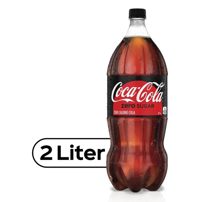 Coca-Cola Zero Soda Bottle – 2 liter