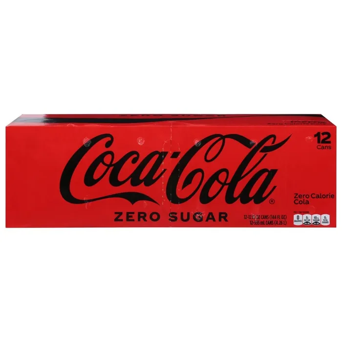 Coca-Cola Zero Sugar, 12 oz Cans