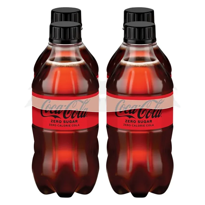 Coca-Cola Zero Sugar Bottles, 12 fl oz, 4 Pack