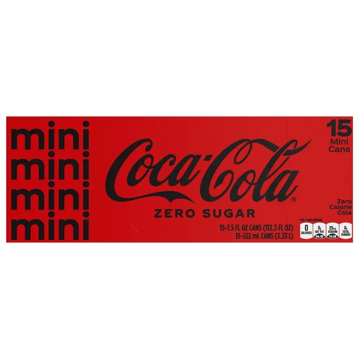 Coca-Cola Zero Sugar Cans- 15 ct