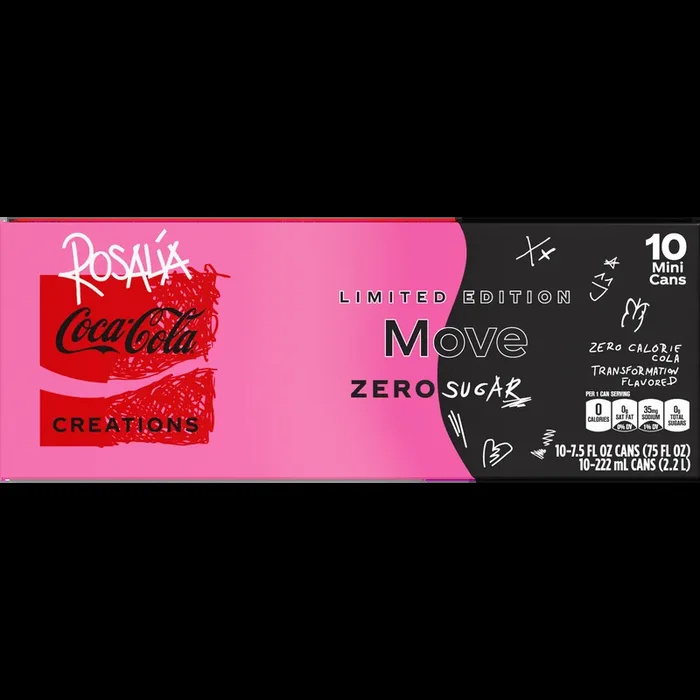 Coca-Cola Zero Sugar Move Fridge Pack Cans, 7.5 fl Oz, 10 Pack