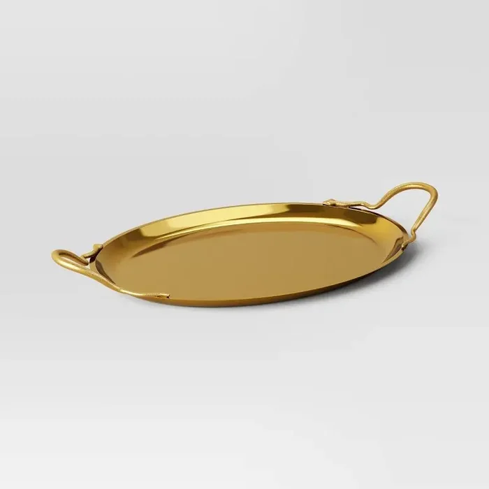 Cocktail Serve Tray Gold – Threshold™