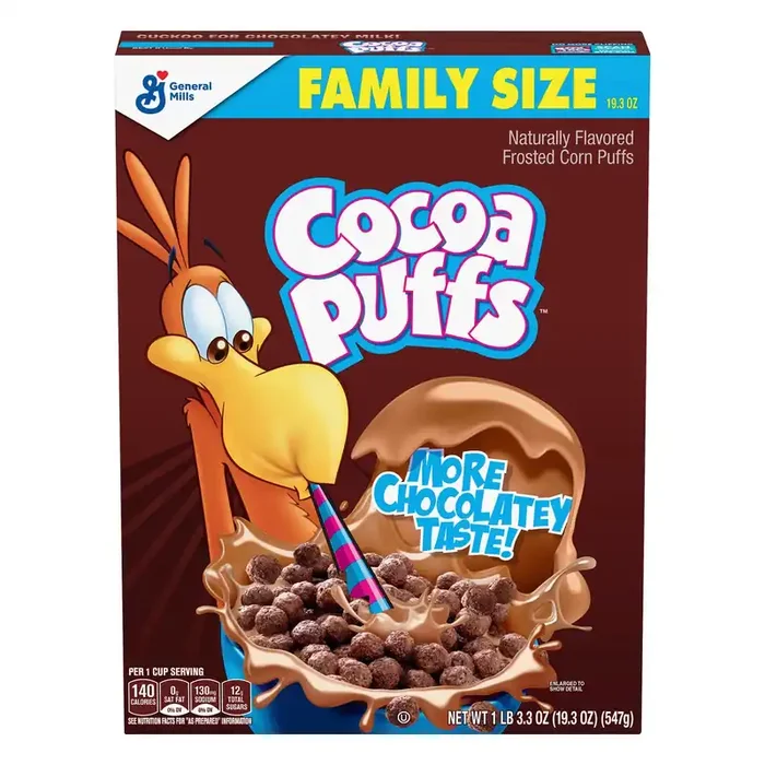 Cocoa Puffs Family Size Cereal 19.3 oz