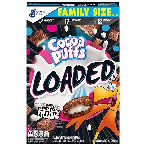 Cocoa Puffs Loaded Breakfast Cereal- 15.1 oz