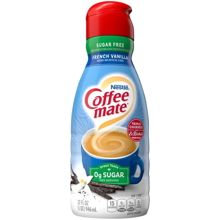 Coffee mate Nestle Coffee mate Zero Sugar French Vanilla Liquid Coffee Creamer
