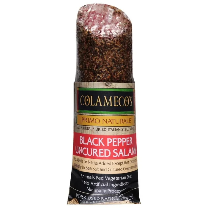Colameco‘s Black Pepper Uncured Salami