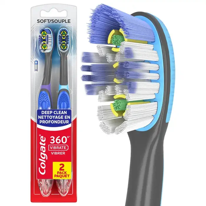 Colgate 360 Vibrate Deep Clean Battery Toothbrush