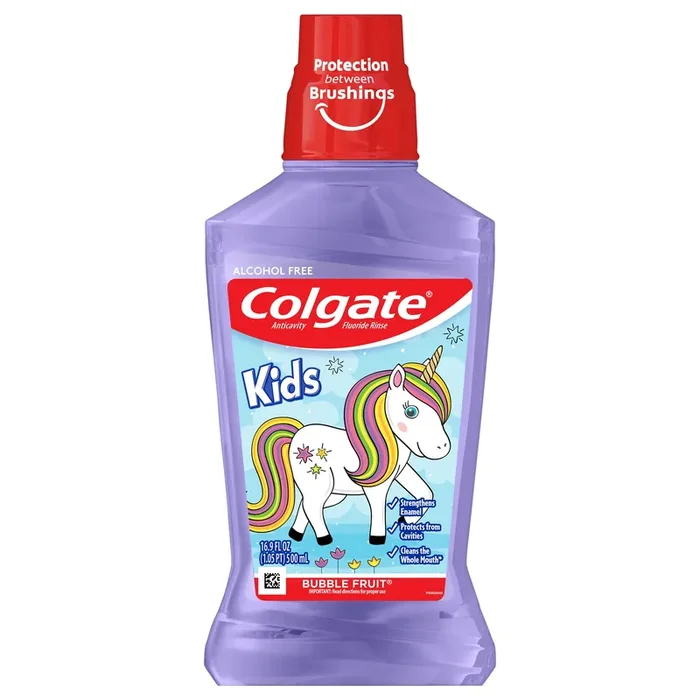 Colgate Kids Anticavity Unicorn Mouthwash, Unicorn – 500mL, 6pk