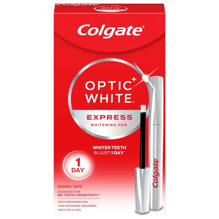 Colgate Optic White Express Teeth Whitening Pen with 35 Whitening Treatments