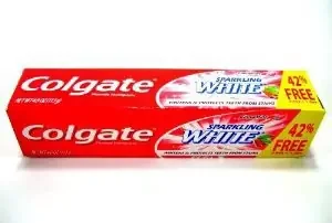 Colgate Sparkling White Cinnamon Spice Fluoride Toothpaste