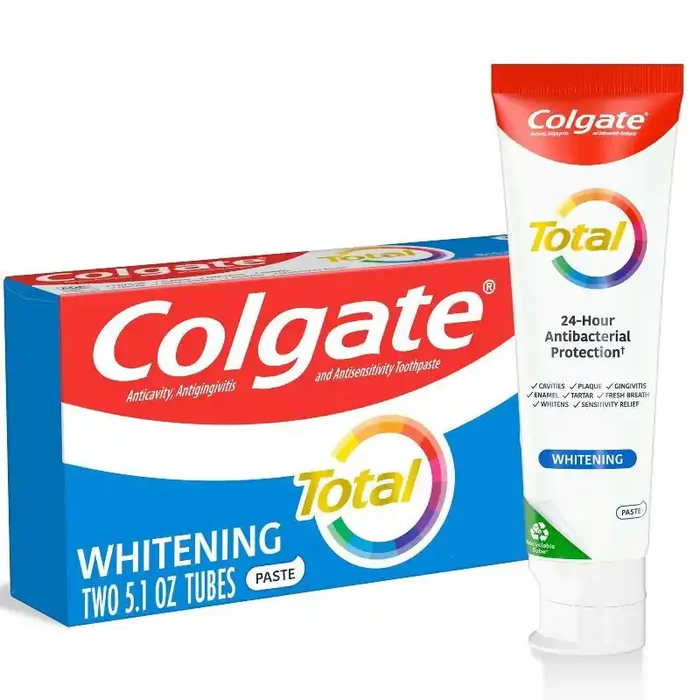 Colgate Total Whitening Paste Toothpaste – 4.8oz/2pk