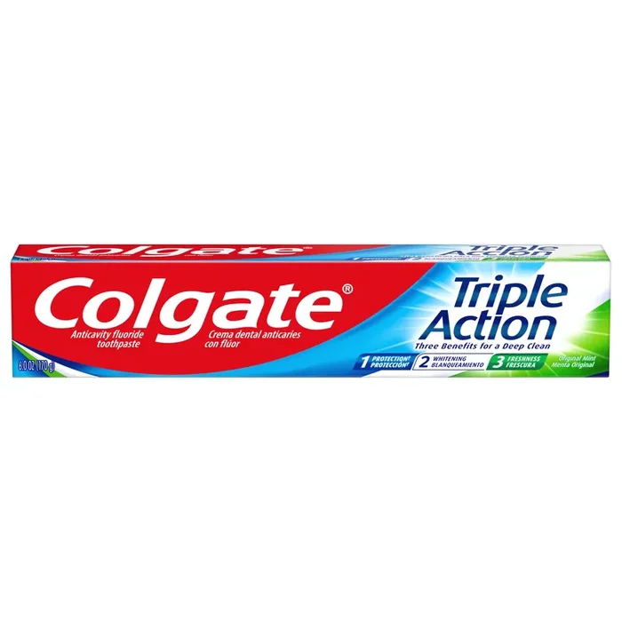 Colgate Triple Action Toothpaste Original Mint 1-Pack