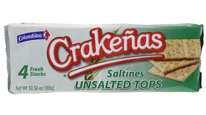 Colombina Crakenas Unsalted Tops Saltines Crackers