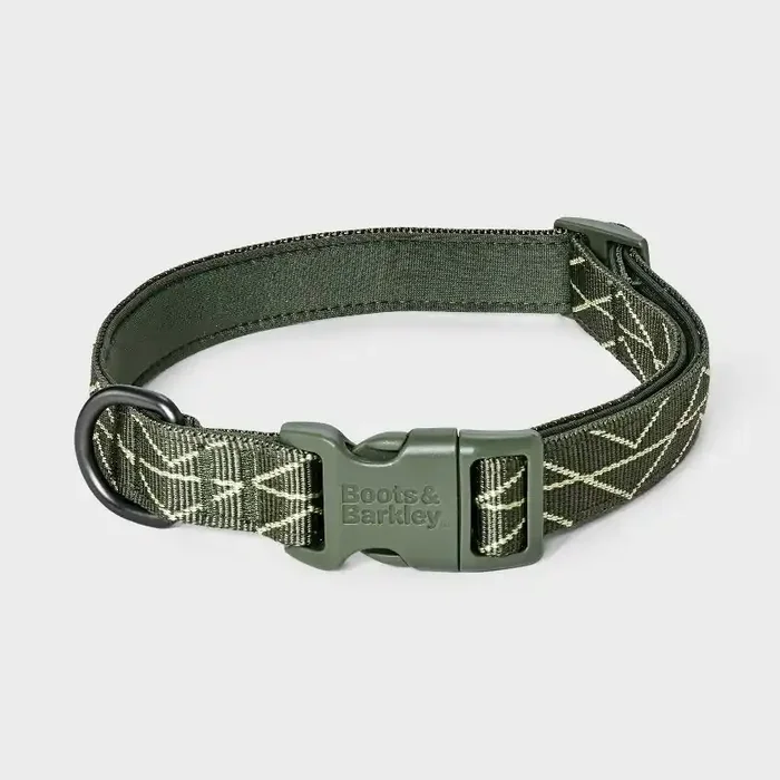 Comfort Dog Collar – L – Dark Green – Boots & Barkley™