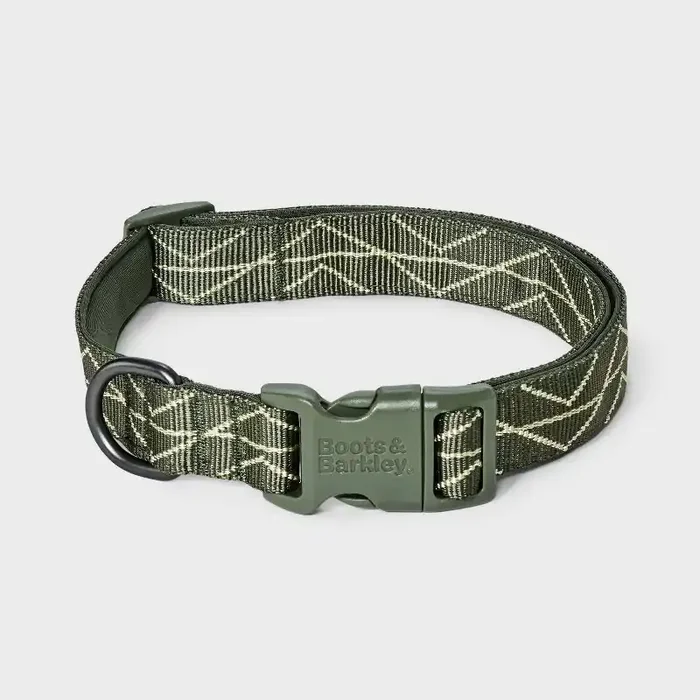 Comfort Dog Collar – XL – Dark Green – Boots & Barkley™