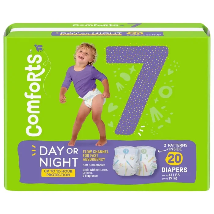 Comforts Baby Diapers Size 7 (41+ Lbs)