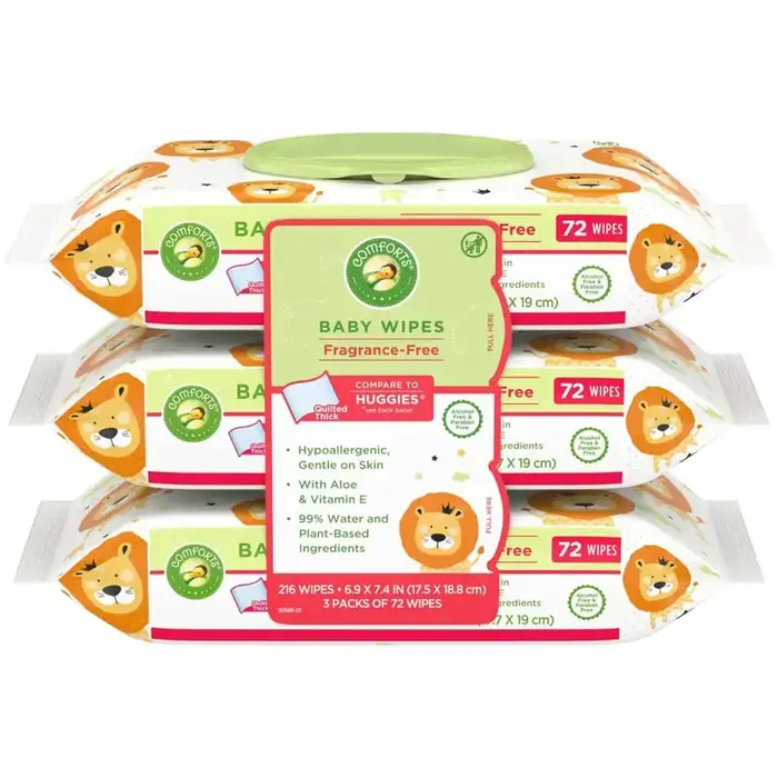 Comforts Baby Wipes 3 ea