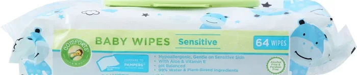 Comforts Baby Wipes 64 ea